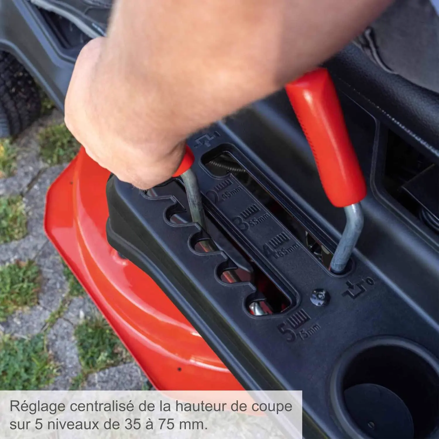 Tondeuse autoportée en métal autoportée vue 7