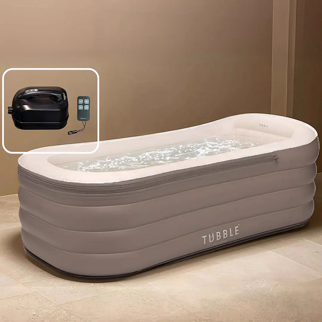 Spa gonflable 2 personnes 2 places taupe vue 2