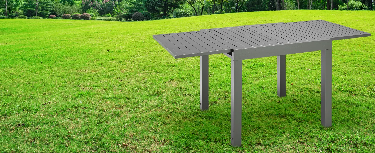 Table de jardin en aluminium — contenu détaillé 5