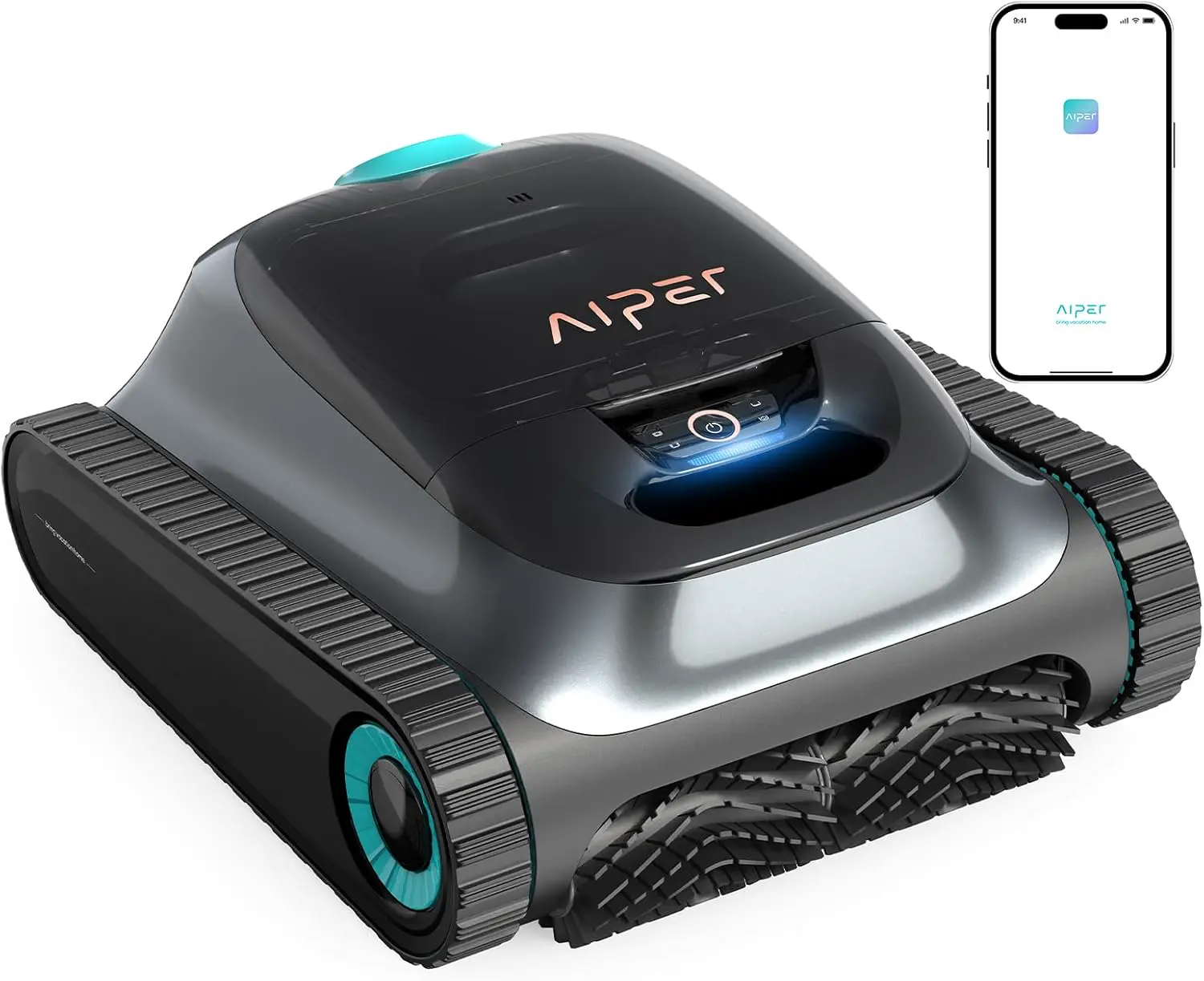 Robot piscine sable vue 1