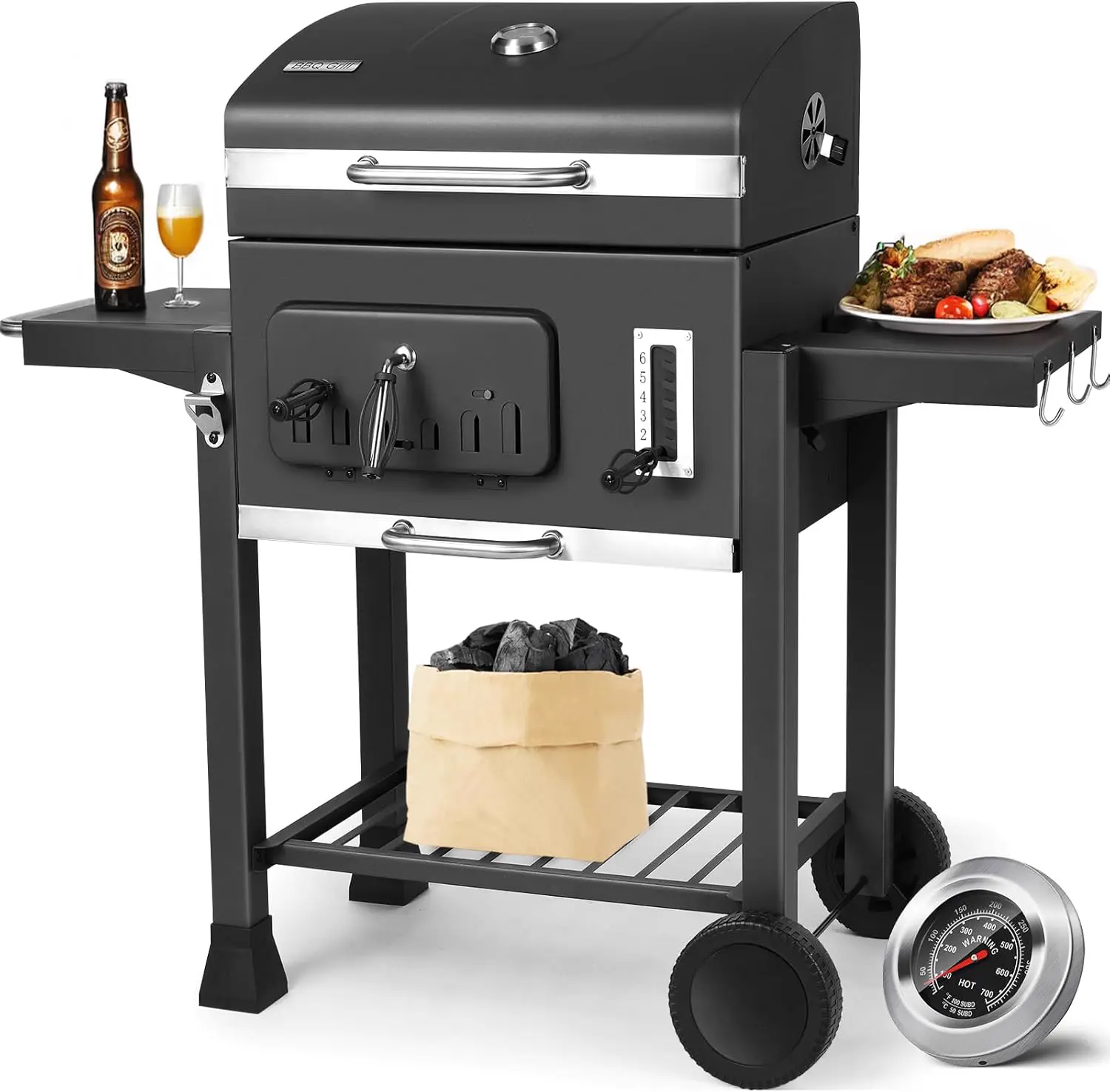 TLSUNNY Barbecue Charbon de Bois