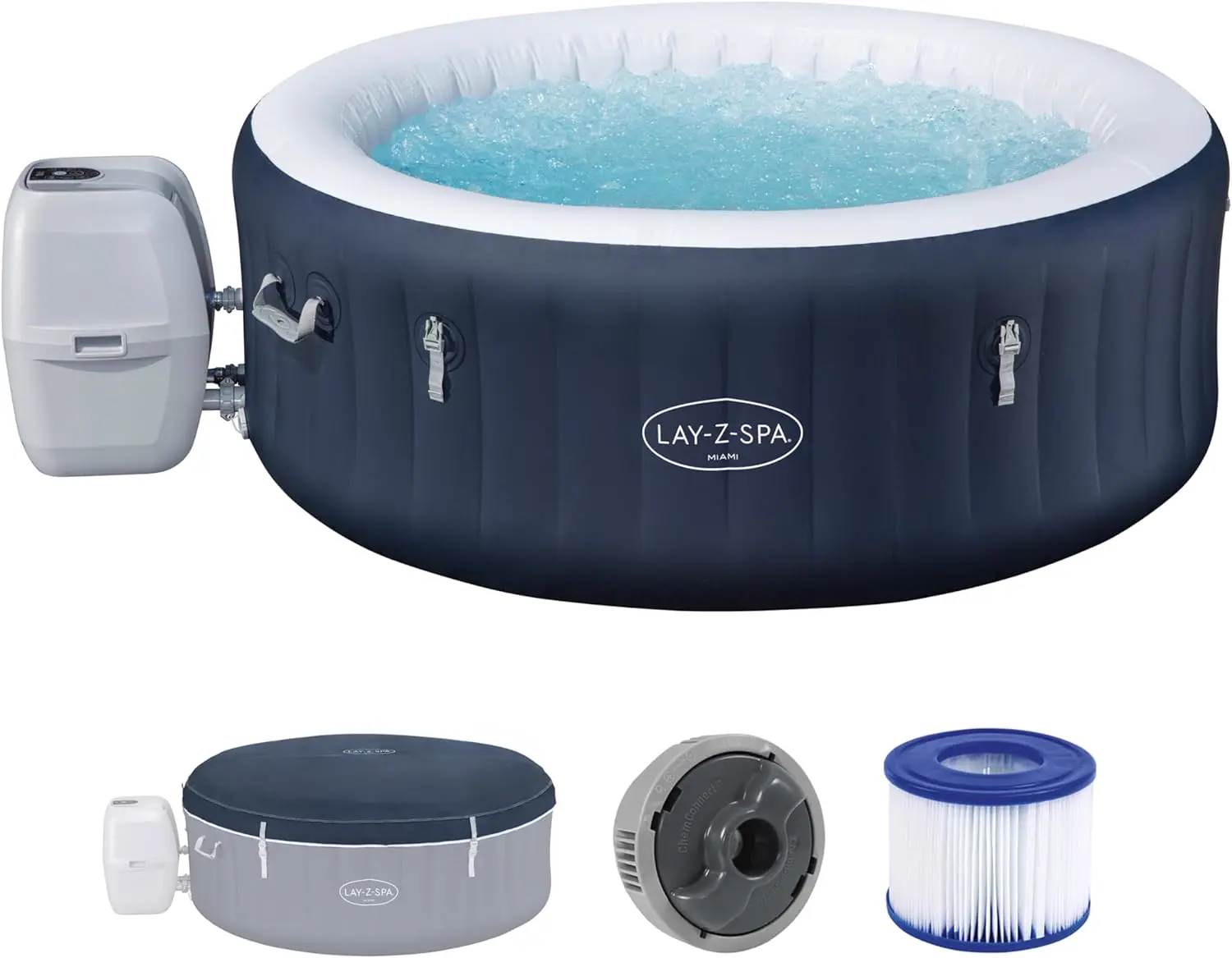 Bestway - Spa Gonflable Miami AirJet Efficacité énergétique pour 2 à