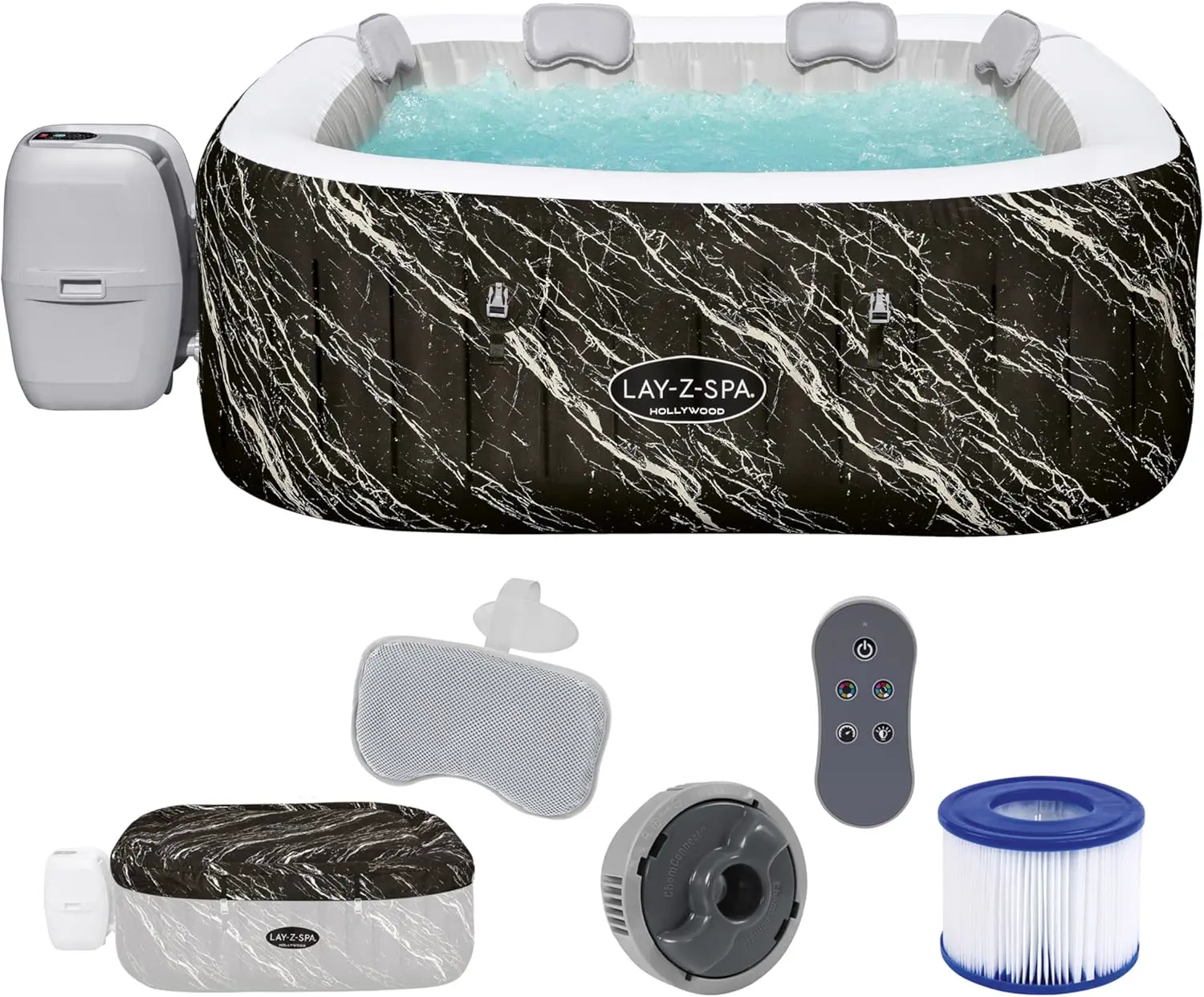 Bestway - Spa Gonflable Hollywood Luxe AirJet Efficacité énergétique