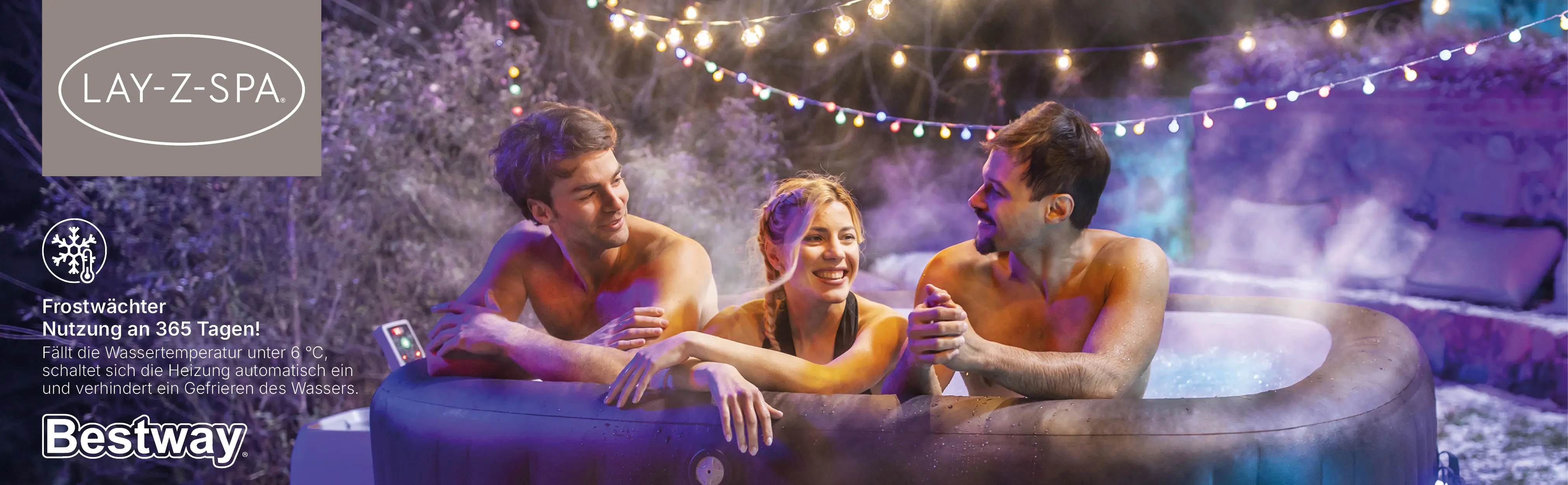 Spa gonflable 2 personnes 6 places noir — contenu détaillé 2
