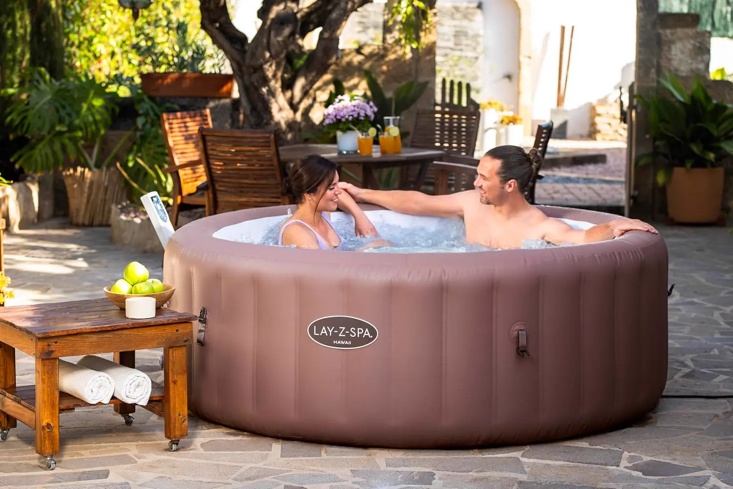 Spa gonflable 4 personnes 6 places vue 2