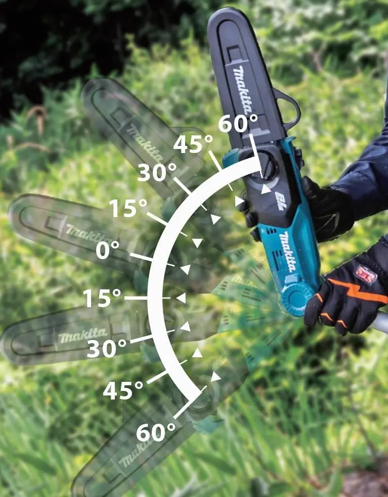 Tronçonneuse électrique Makita DUA200Z 18V Li-ion LXT Scie à p… vue 12