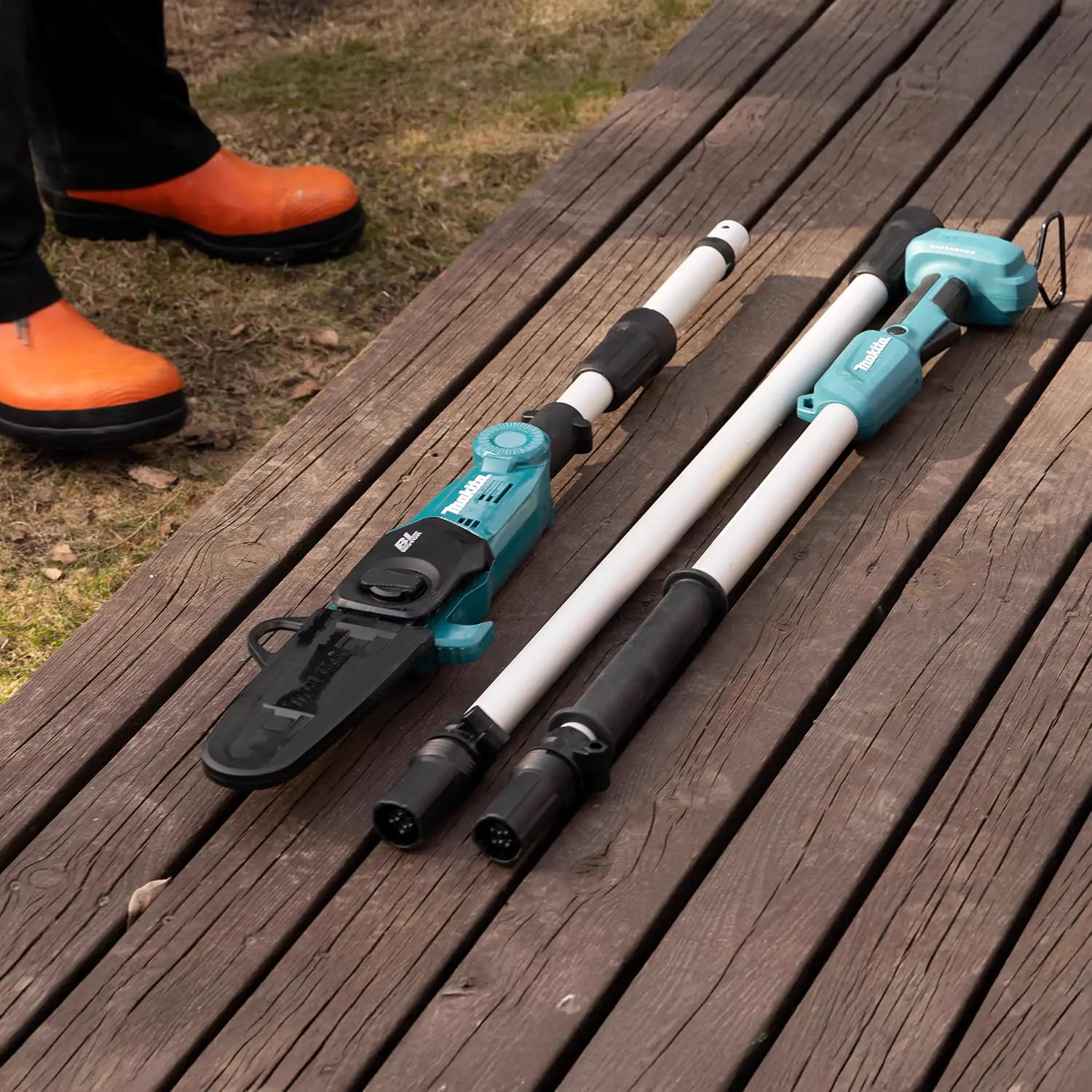 Tronçonneuse électrique Makita DUA200Z 18V Li-ion LXT Scie à p… vue 15