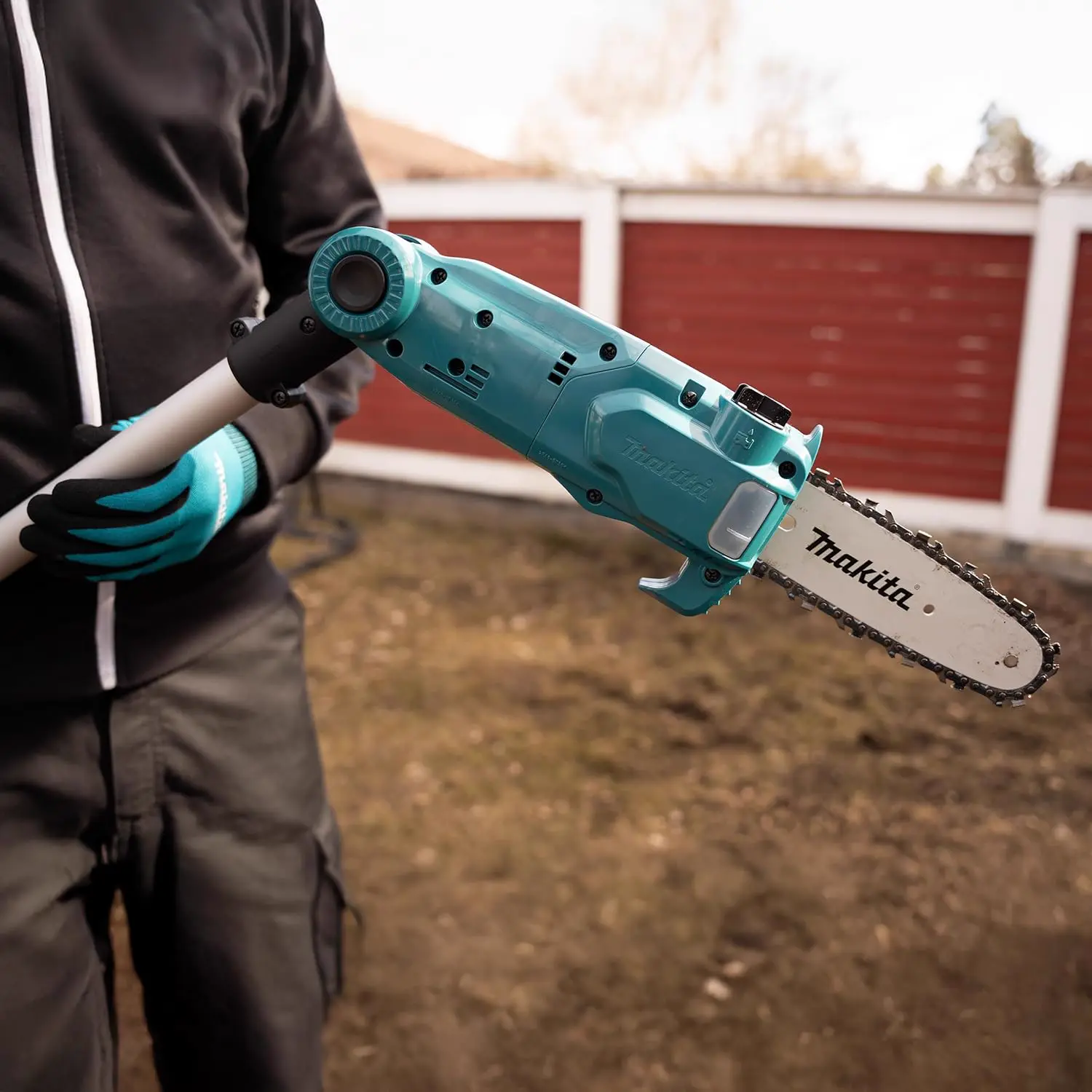 Tronçonneuse électrique Makita DUA200Z 18V Li-ion LXT Scie à p… vue 16