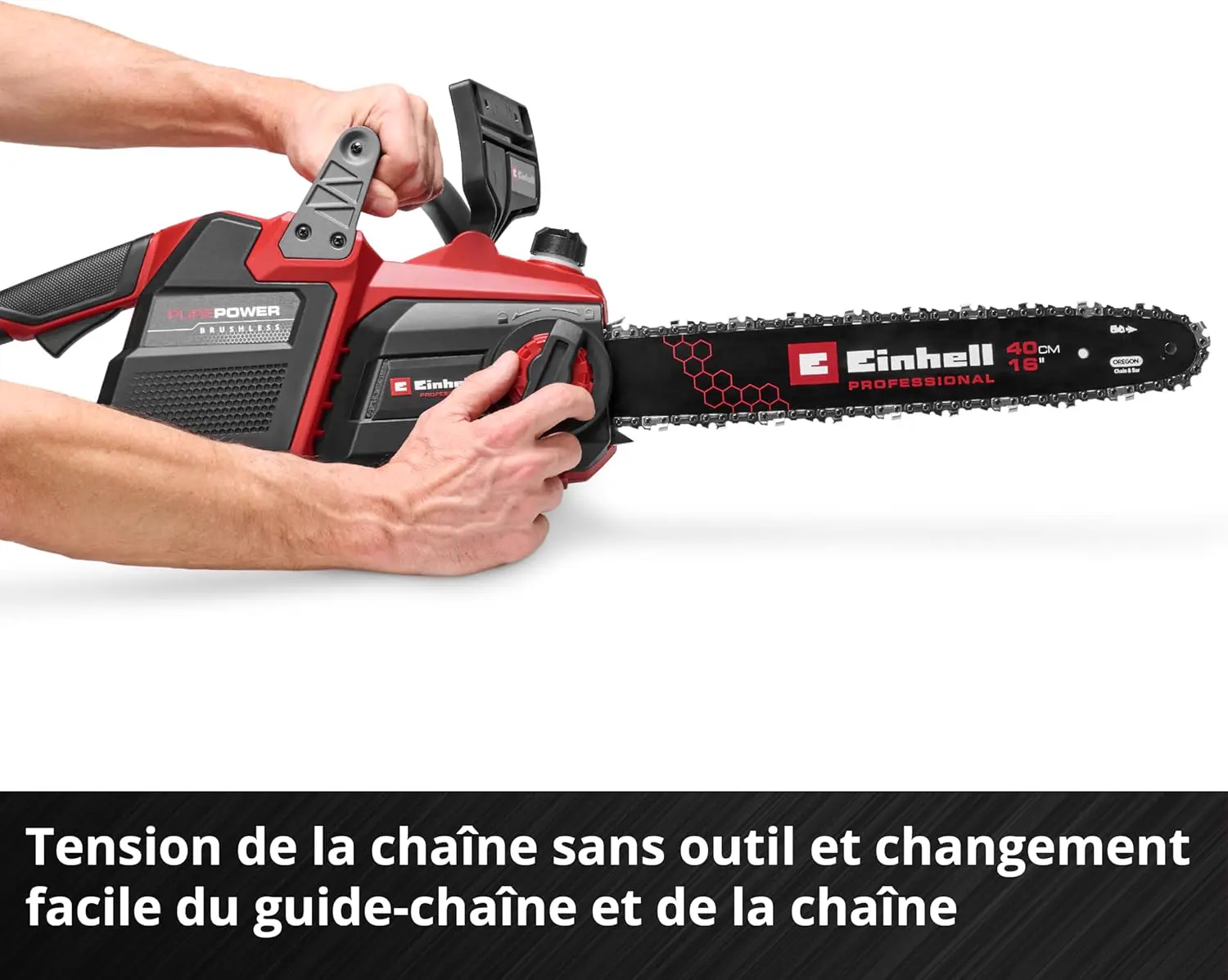Tronçonneuse thermique en bois vue 8