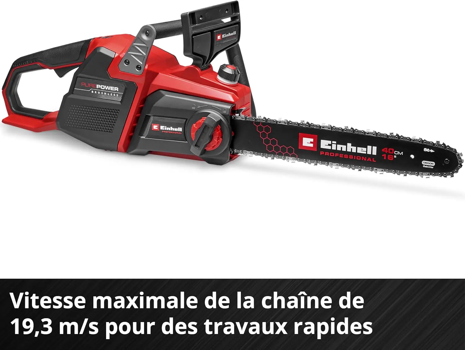 Tronçonneuse thermique en bois vue 10