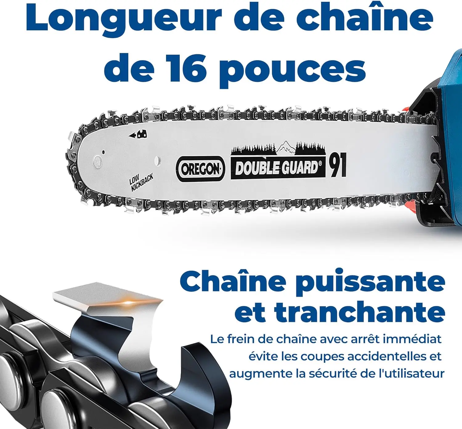 Tronçonneuse thermique en bois 2x4 m vue 4