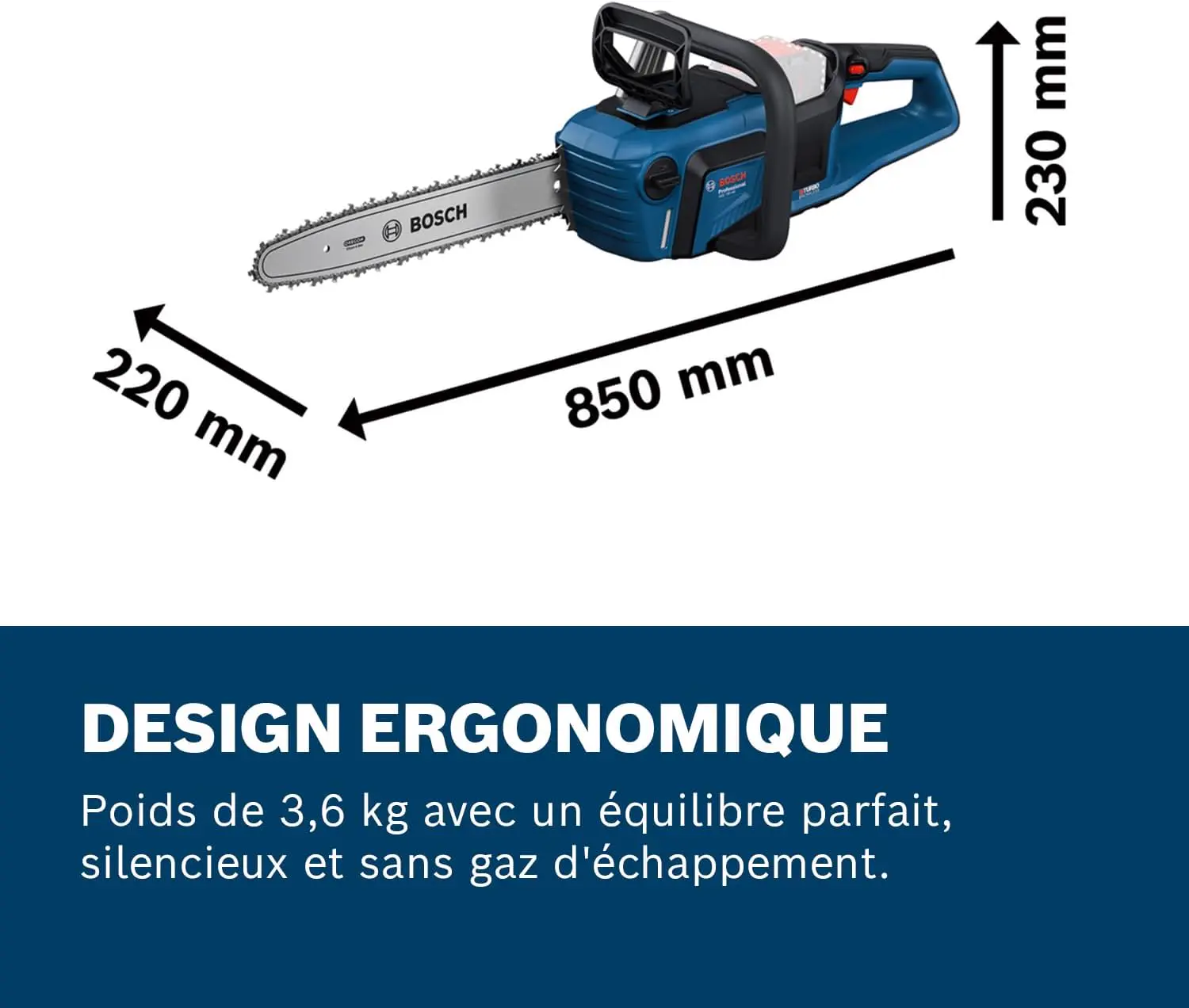 Tronçonneuse électrique en bois vue 6