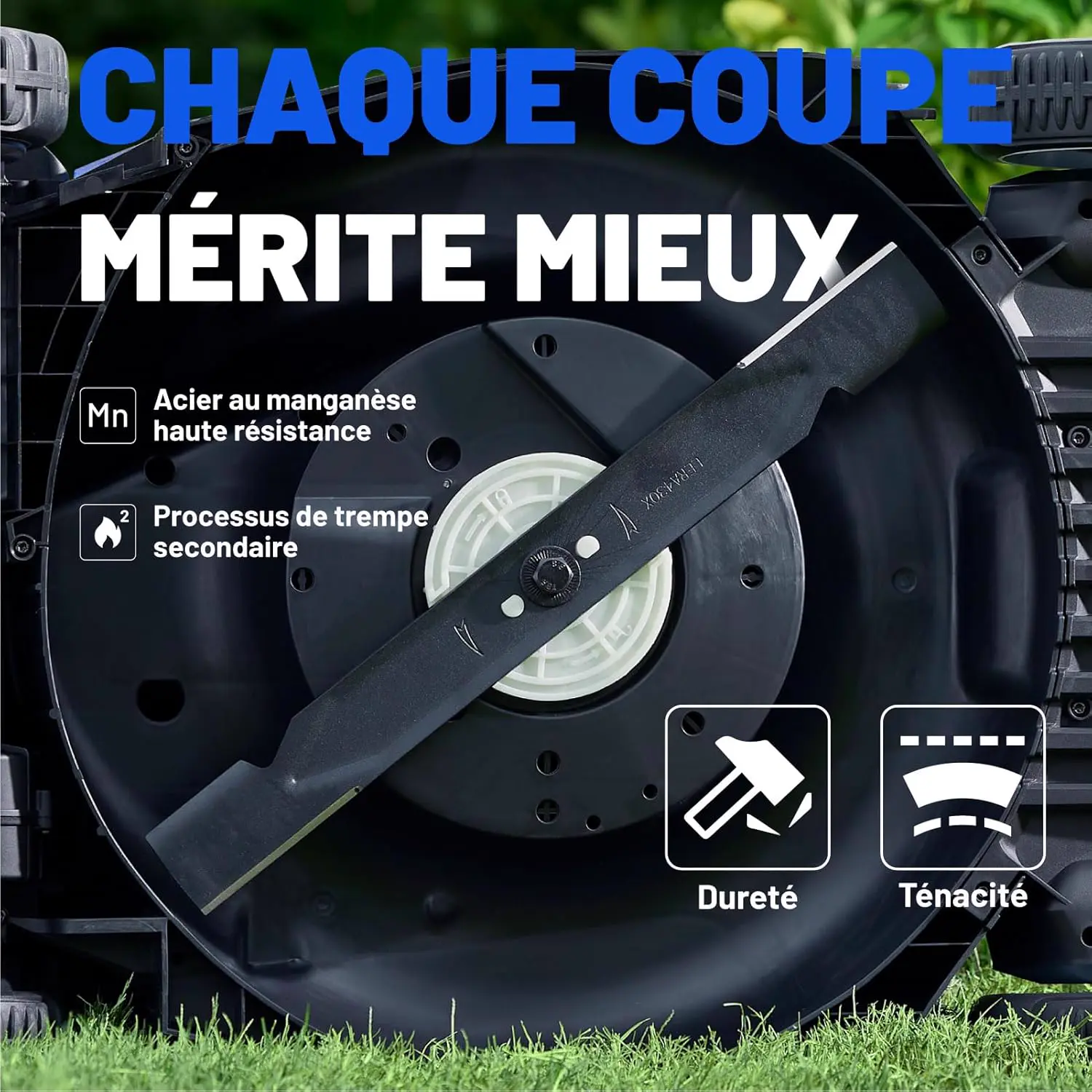 Tondeuse autoportée Litheli Easysurge Tondeuse à Gazon sans Fi… vue 9