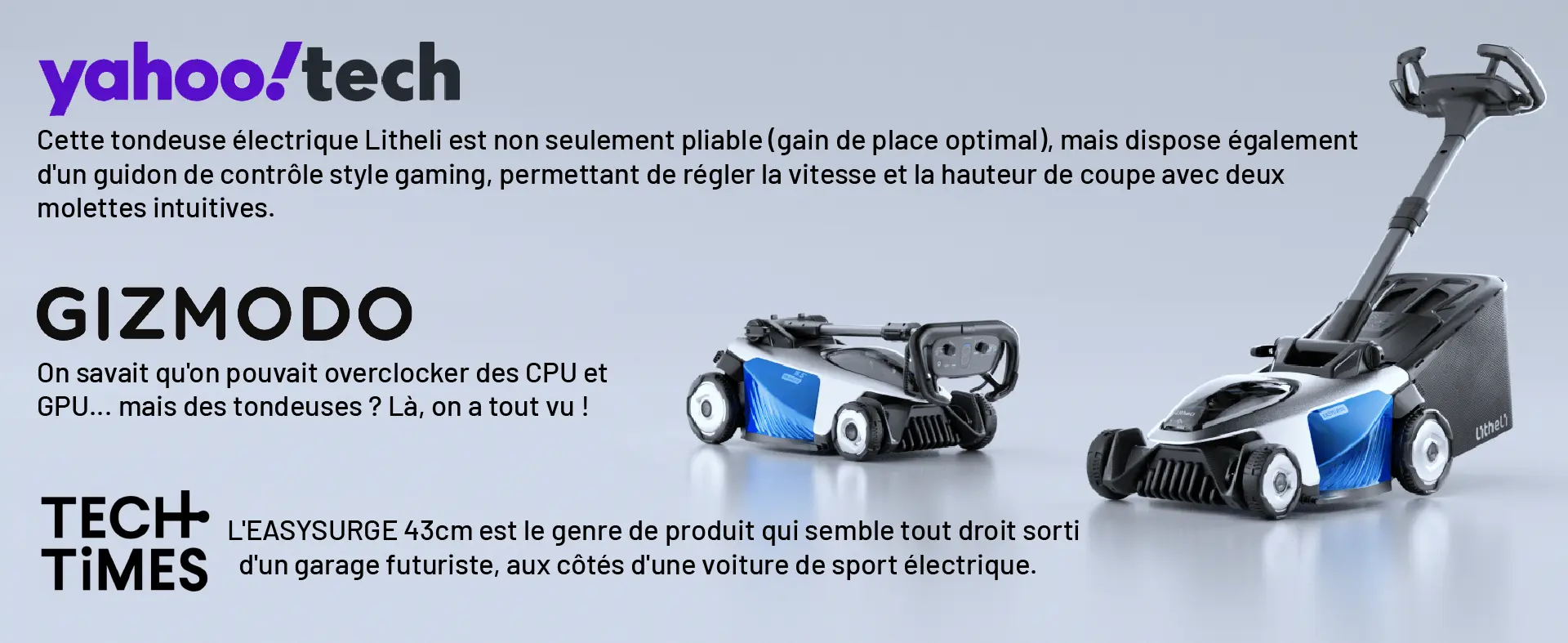 Tondeuse autoportée blanc — contenu détaillé 2