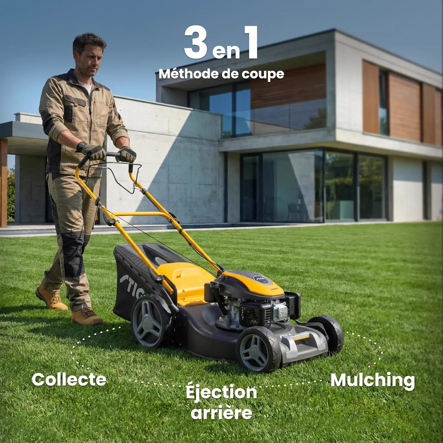 Tondeuse autoportée STIGA Combi 53 S Tondeuse Thermique vue 5