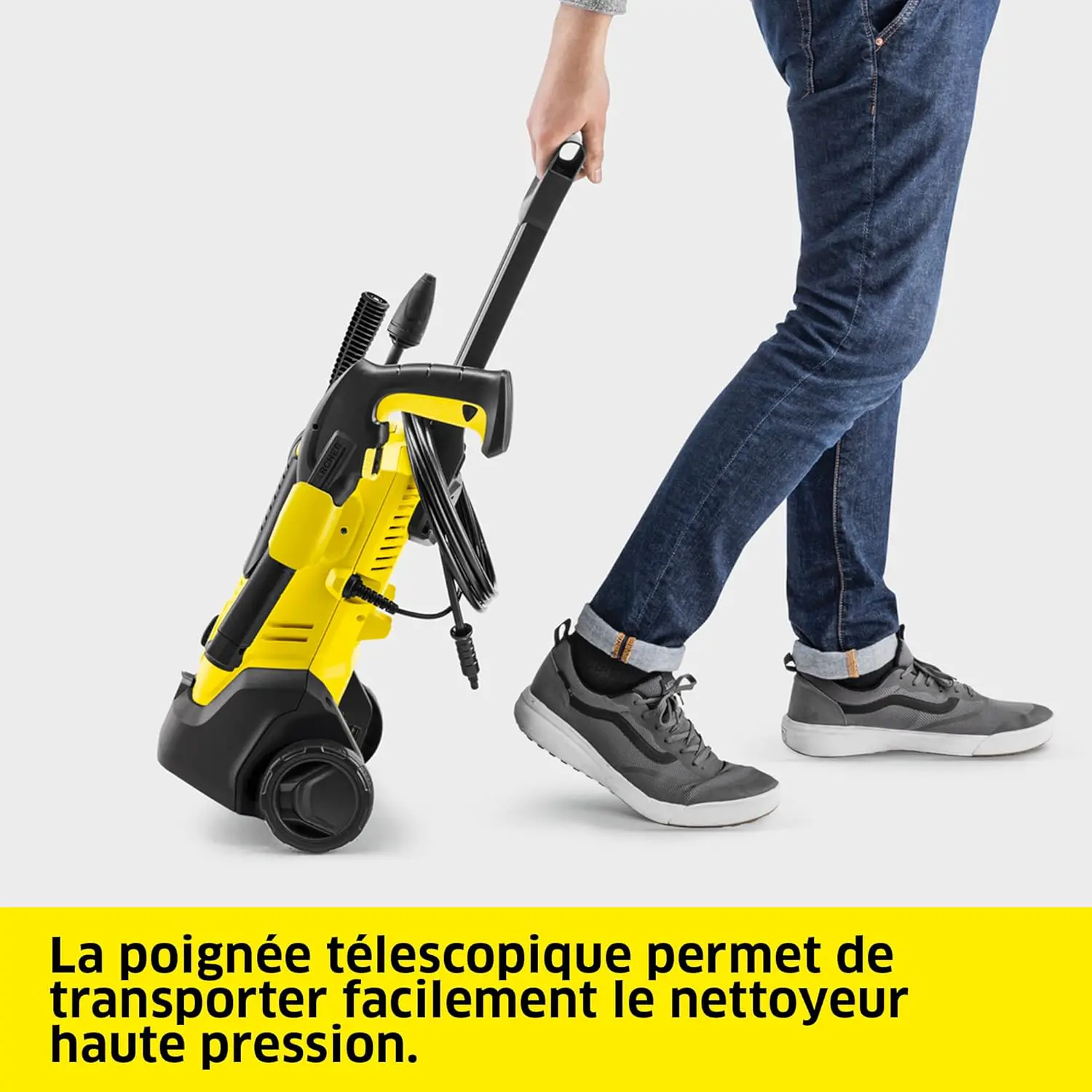 Nettoyeur haute pression noir vue 6