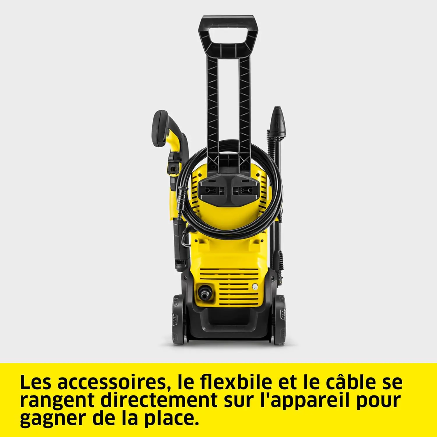 Nettoyeur haute pression noir vue 7