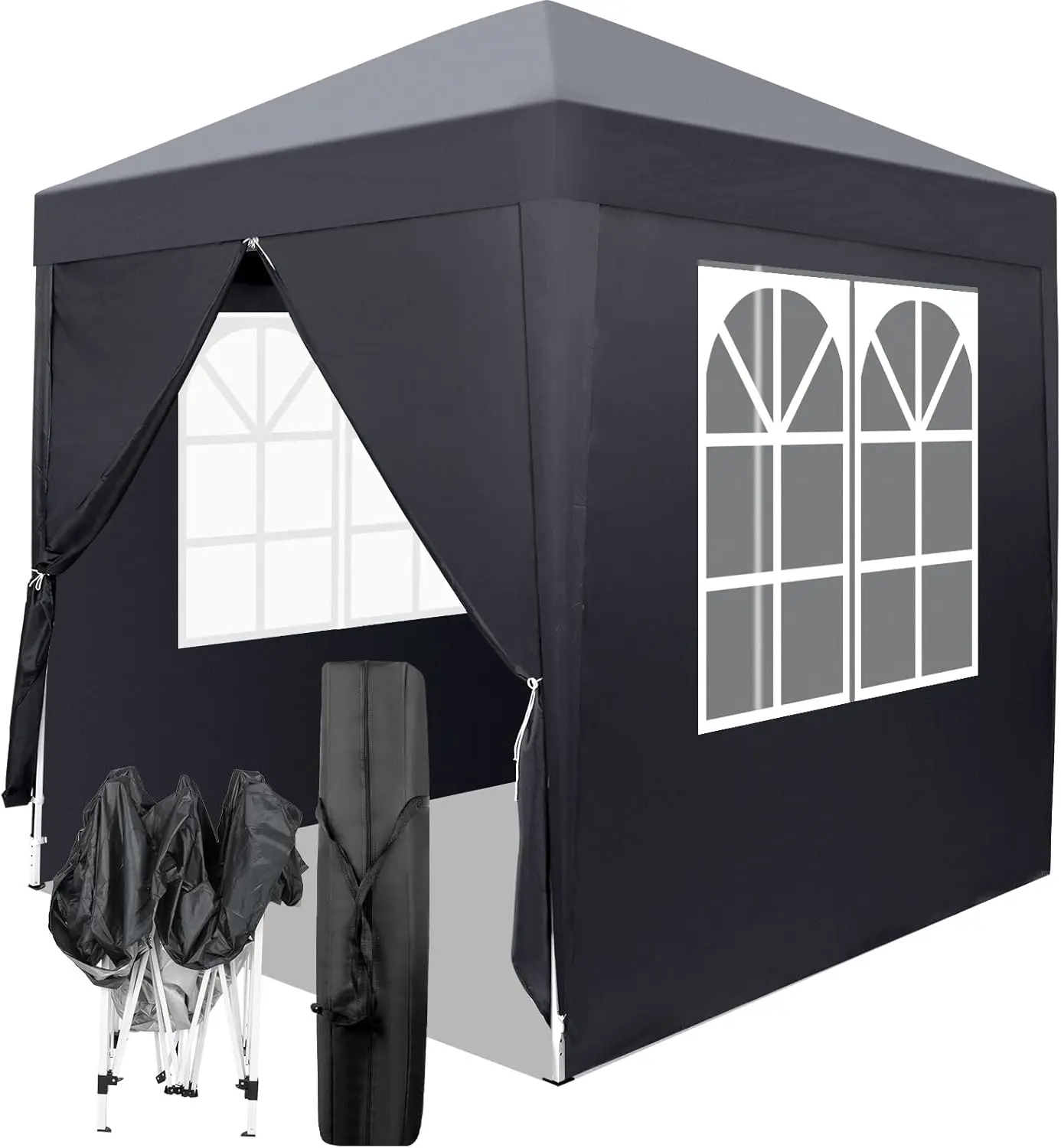 LEADZM 2x2m Tonnelle de Jardin Pliante,Pop-up