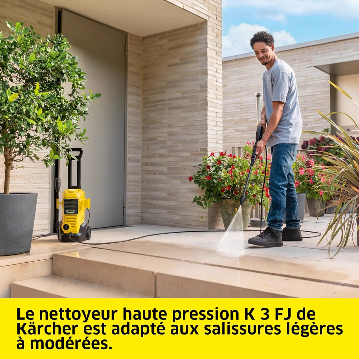 Nettoyeur haute pression en bois 25 m² vue 2
