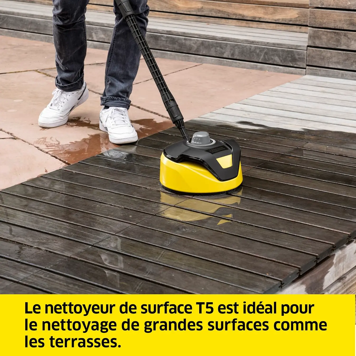 Nettoyeur haute pression en aluminium noir vue 6