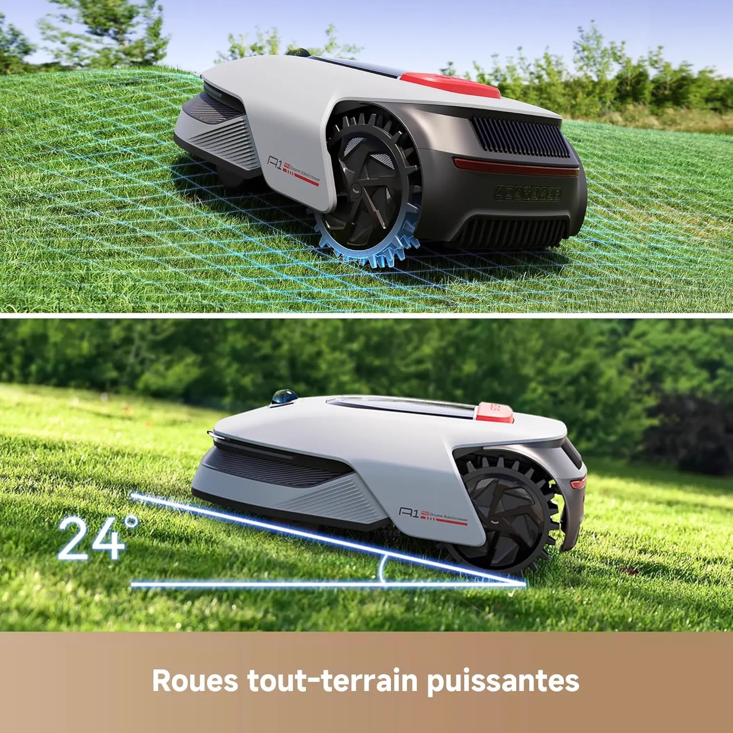 Robot tondeuse DREAME A1 Pro Robot Tondeuse sans Fil Périphérique vue 5