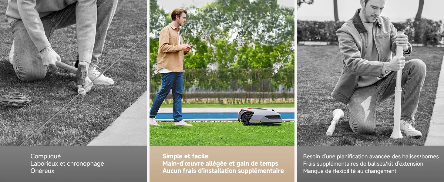 Robot tondeuse DREAME A1 Pro Robot Tondeuse sans Fil Périphérique — contenu détaillé 2