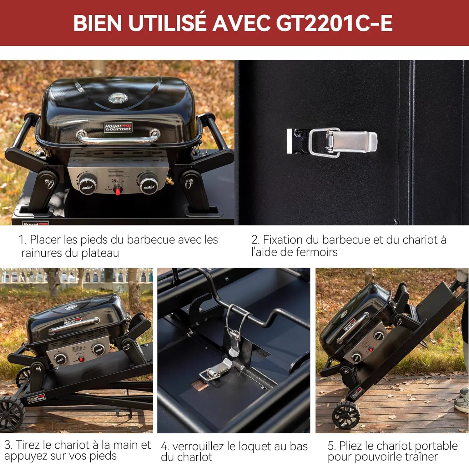 Barbecue à gaz en métal 2x2,5 m vue 8