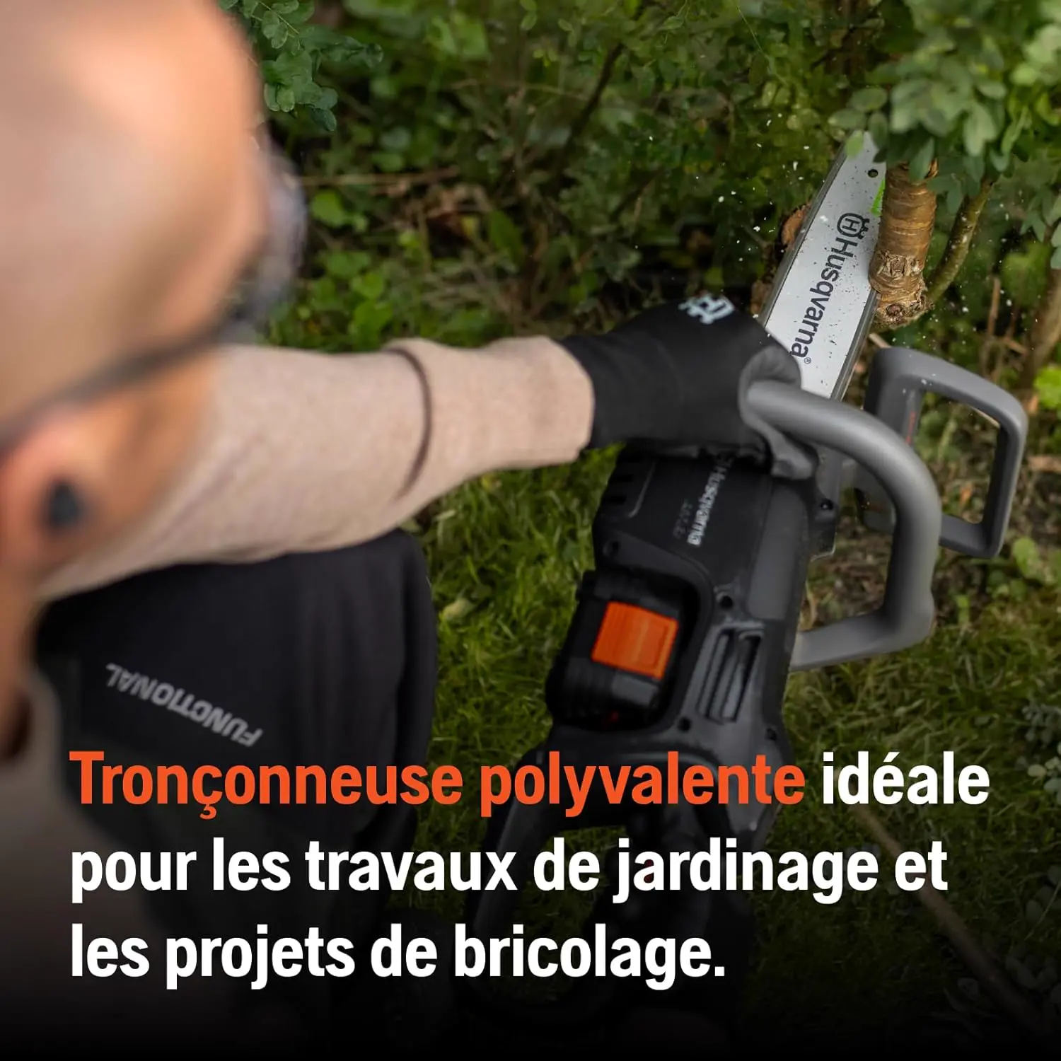 Tronçonneuse à batterie Husqvarna Tronçonneuse sans fil C15X-P4A vue 3