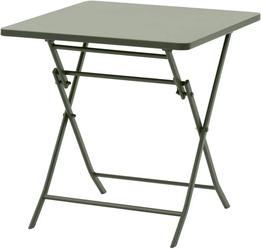 Hespéride - Table de Jardin Pliante Carrée Greensboro 2 Places Vert