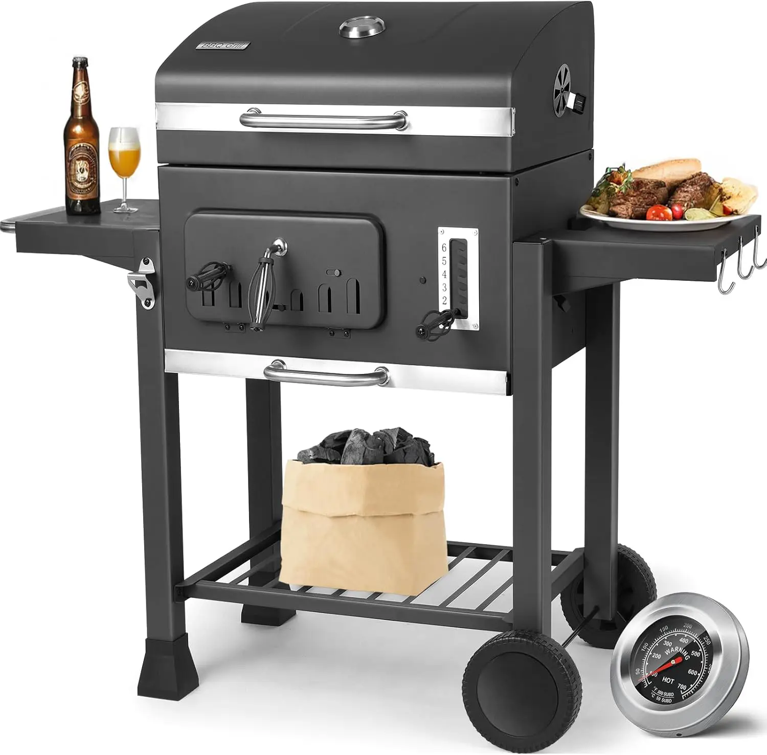 TLSUNNY Barbecue Charbon de Bois