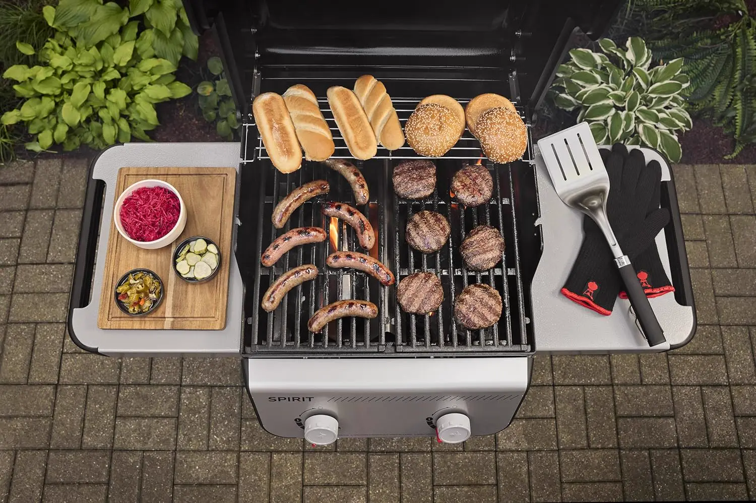 Barbecue weber noir 51 m² vue 9