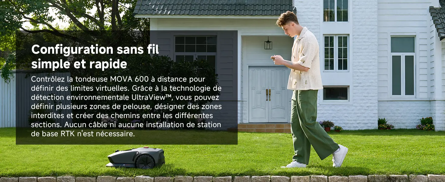 Tondeuse autoportée MOVA 600 Kit avec 81 Lames — contenu détaillé 1