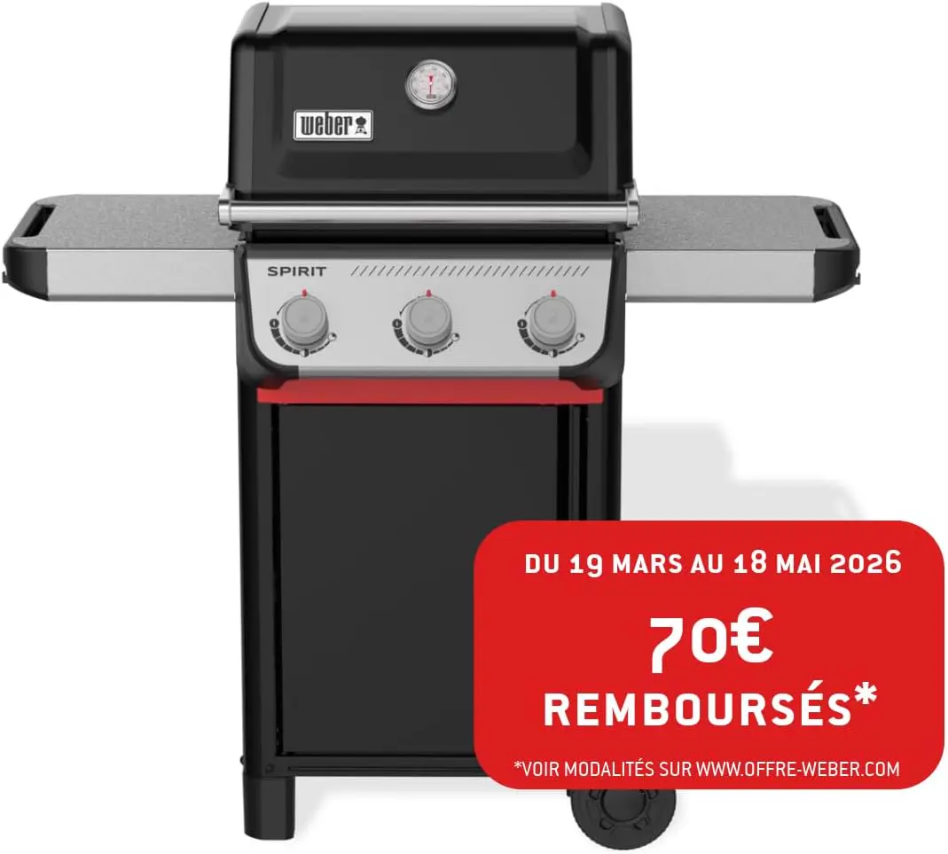 Barbecue weber 5 places en aluminium noir 51 m² vue 2