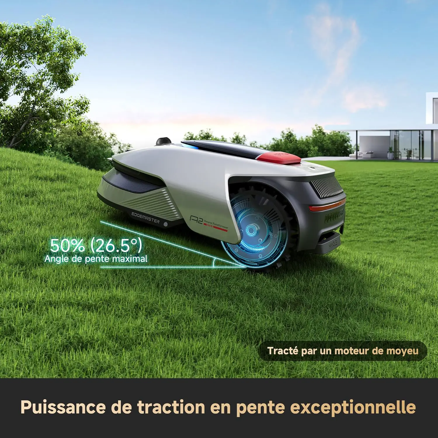 Robot tondeuse DREAME A2 3000 Robot Tondeuse sans Fil Périphér… vue 6