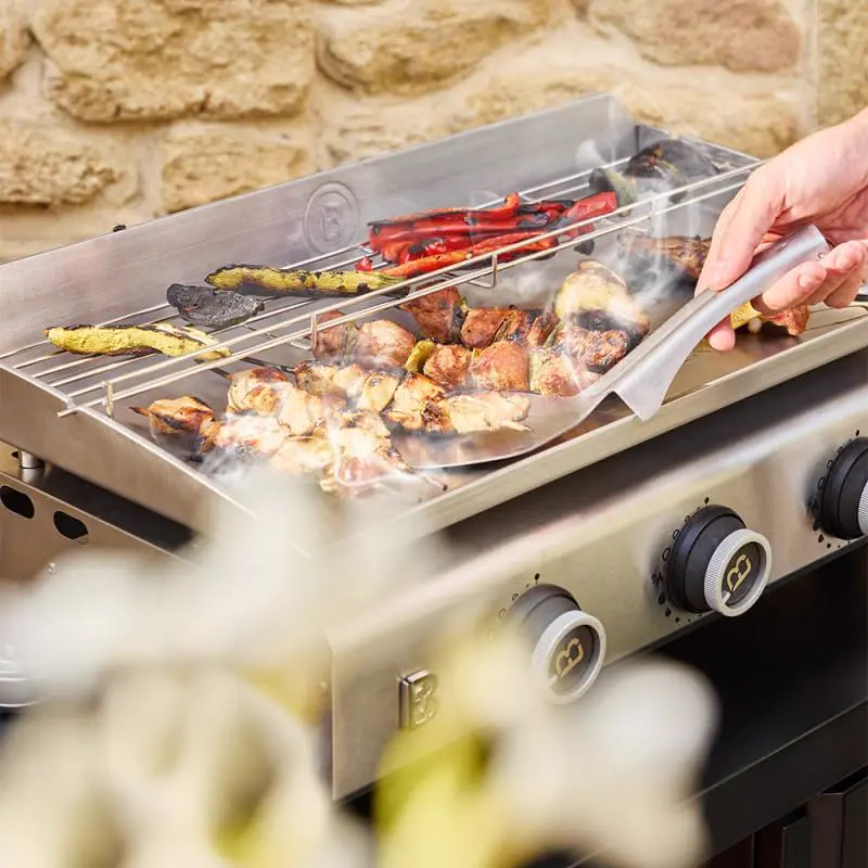 Plancha BRASERO - Plancha Silvia EVO 3 Feux Brasero vue 3