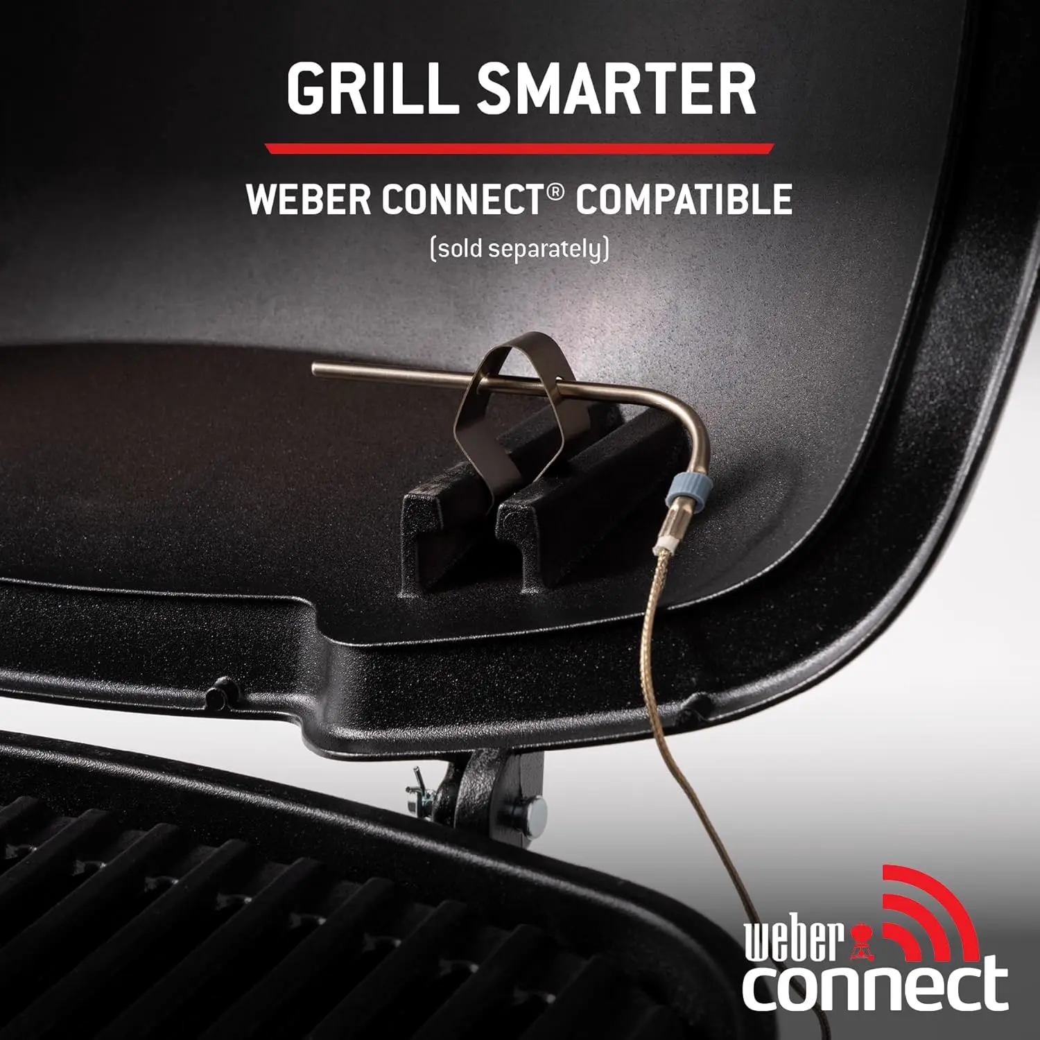 Barbecue weber en aluminium noir vue 8