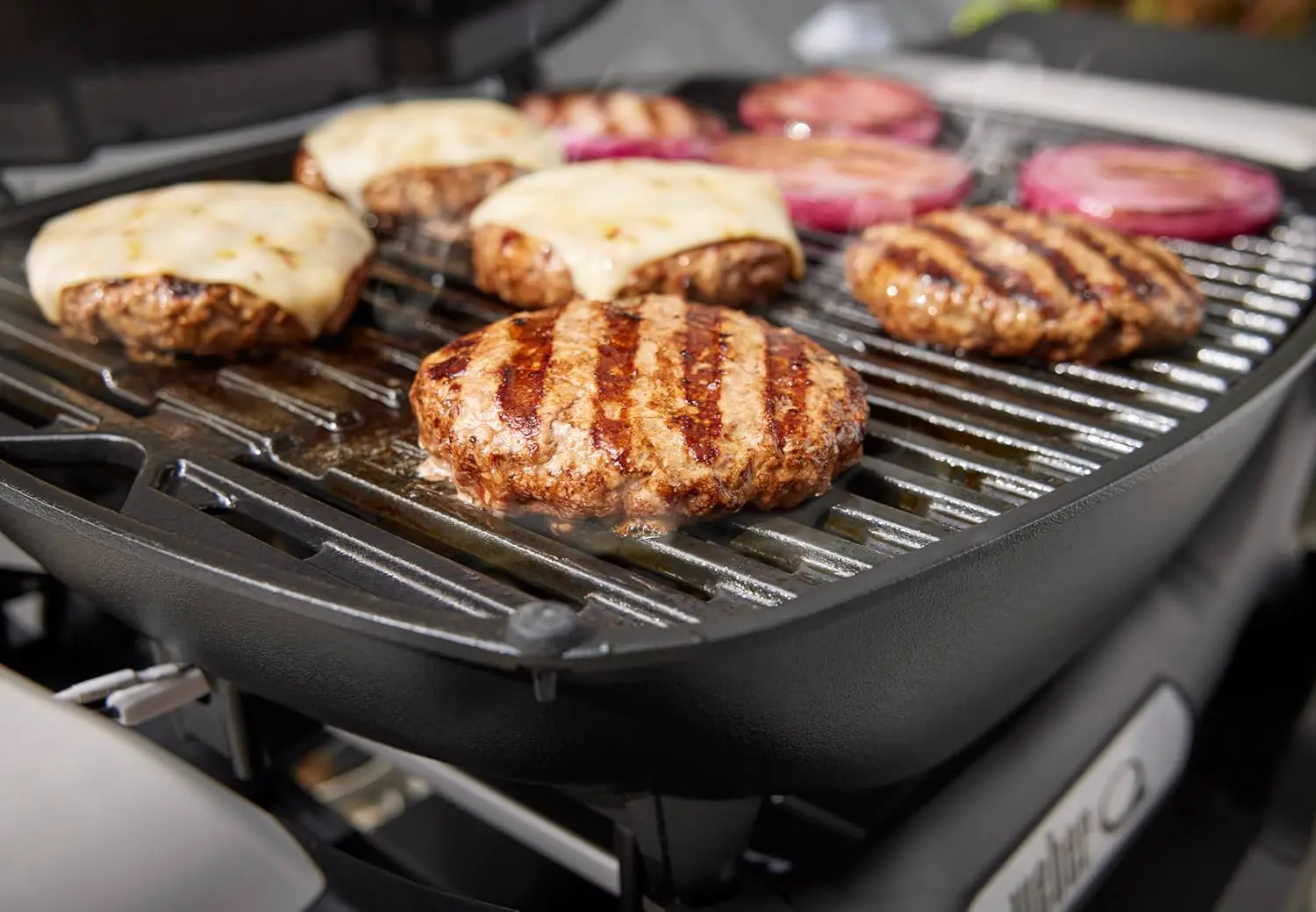 Barbecue weber en aluminium noir vue 13