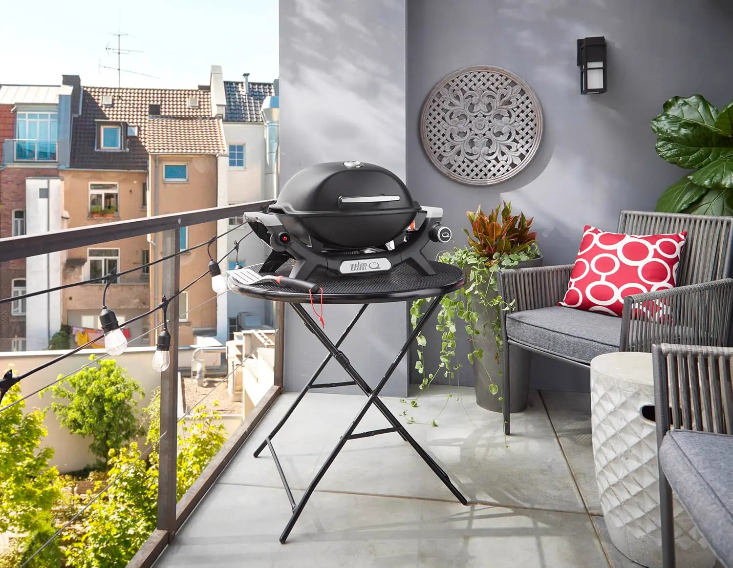 Barbecue weber en aluminium noir vue 14