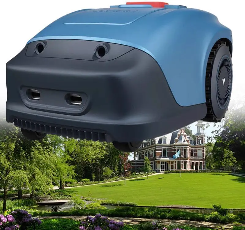 ondeuse Robot Professionnelle avec Système de Câble - 1000m² Pelouse, Hauteur de Tonte