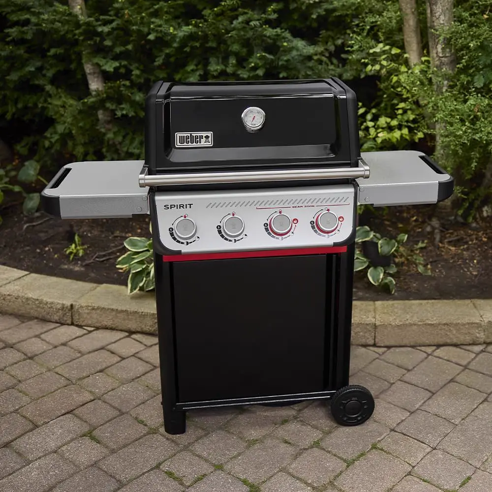 Barbecue weber en métal vue 2