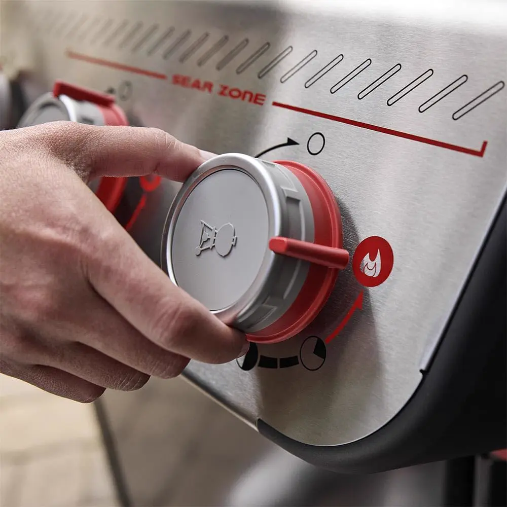 Barbecue weber en métal vue 3