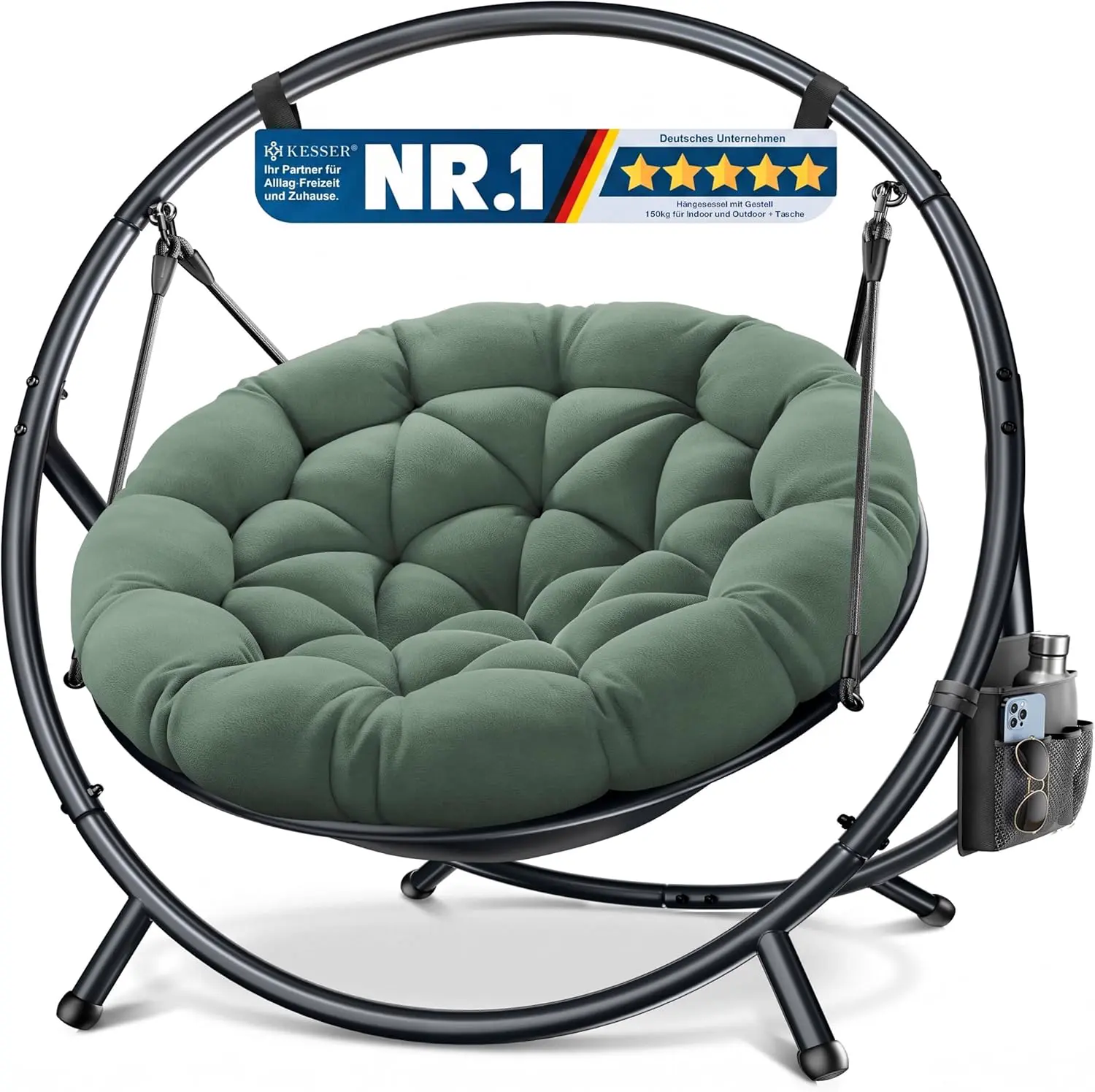 KESSER Chaise suspendue avec structure Bali