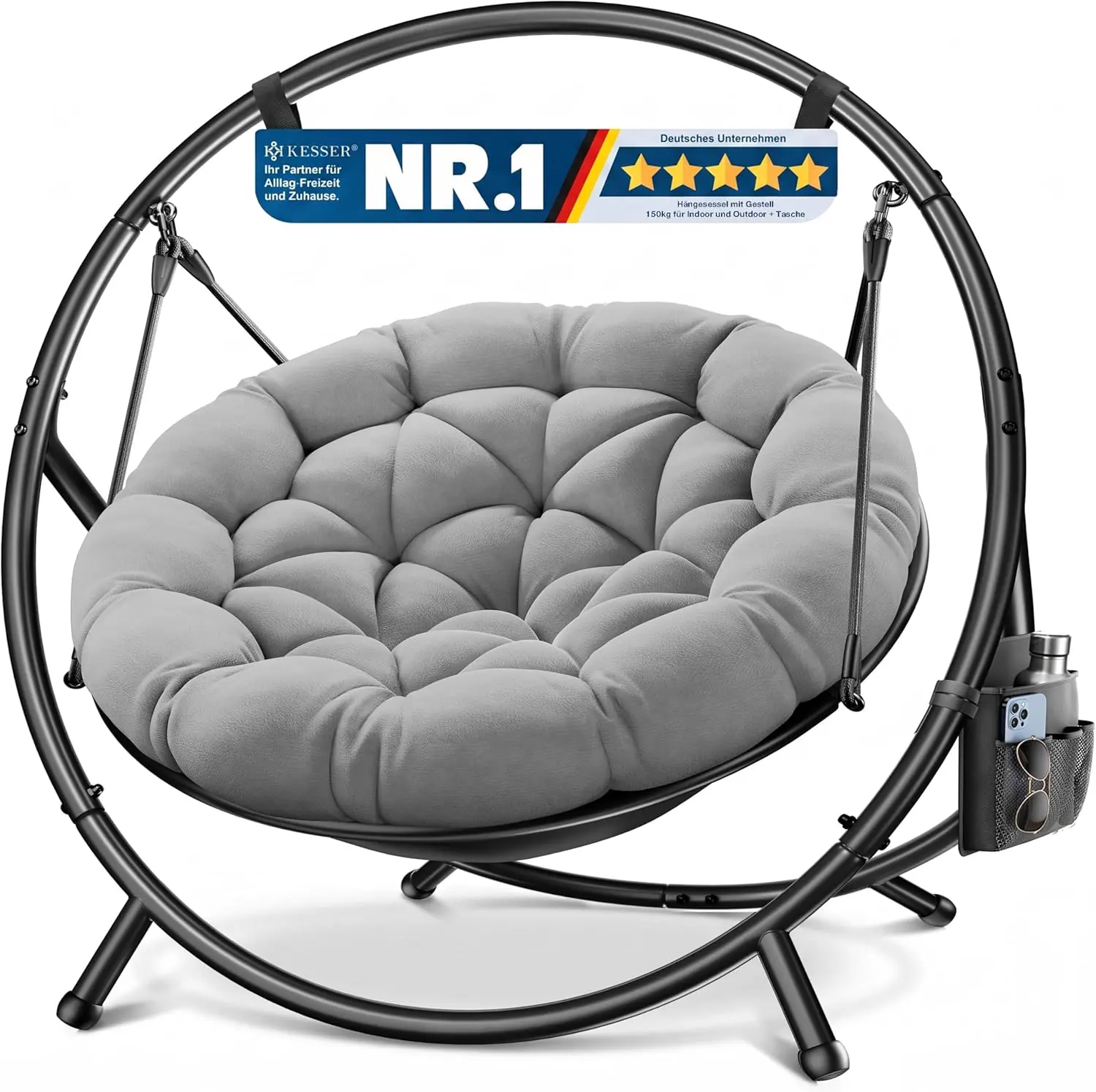 KESSER Fauteuil suspendu avec cadre Bali