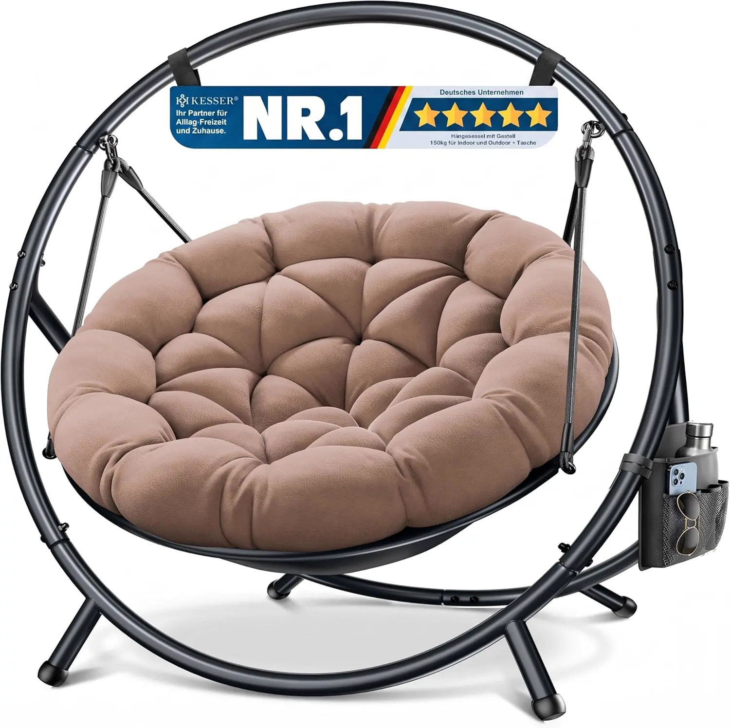 KESSER Fauteuil suspendu avec cadre Bali