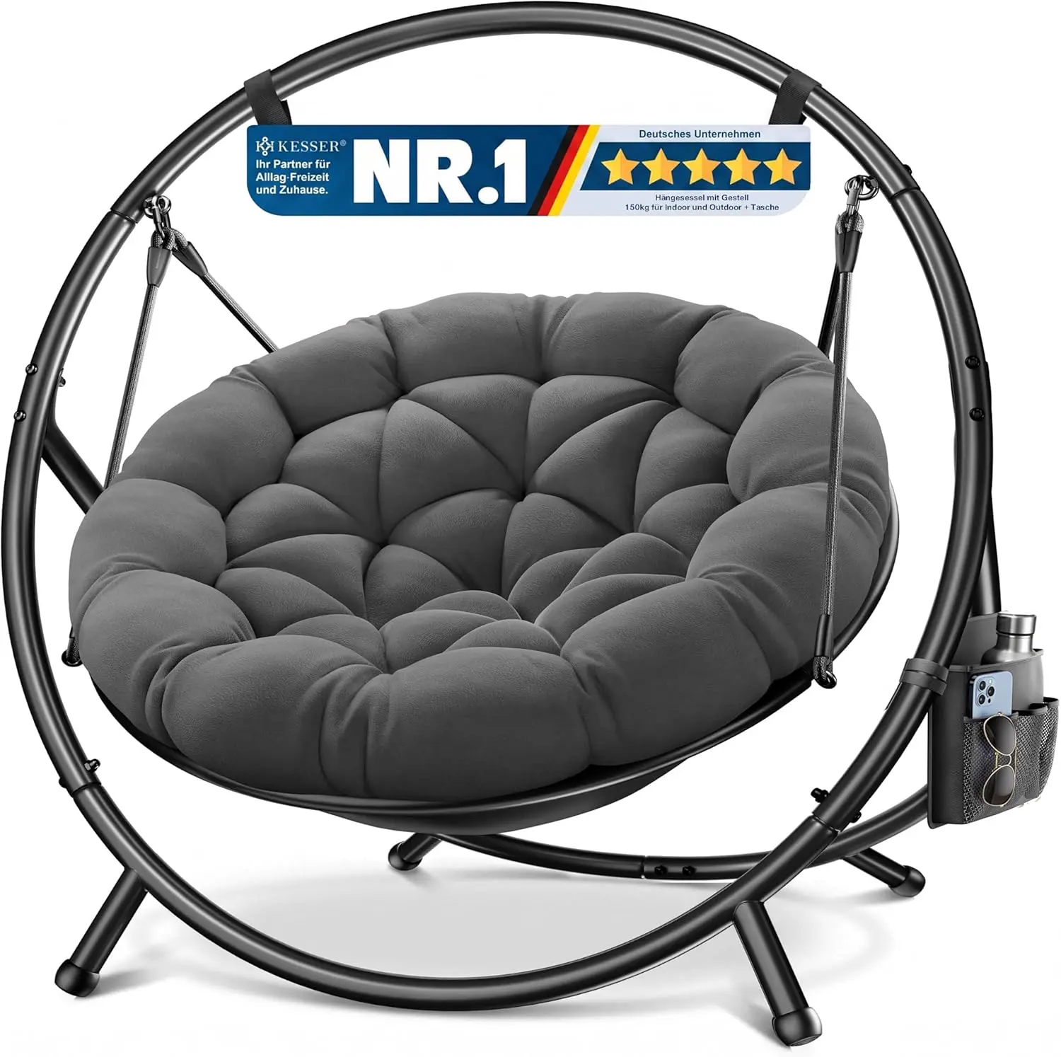 KESSER Fauteuil suspendu avec cadre Bali