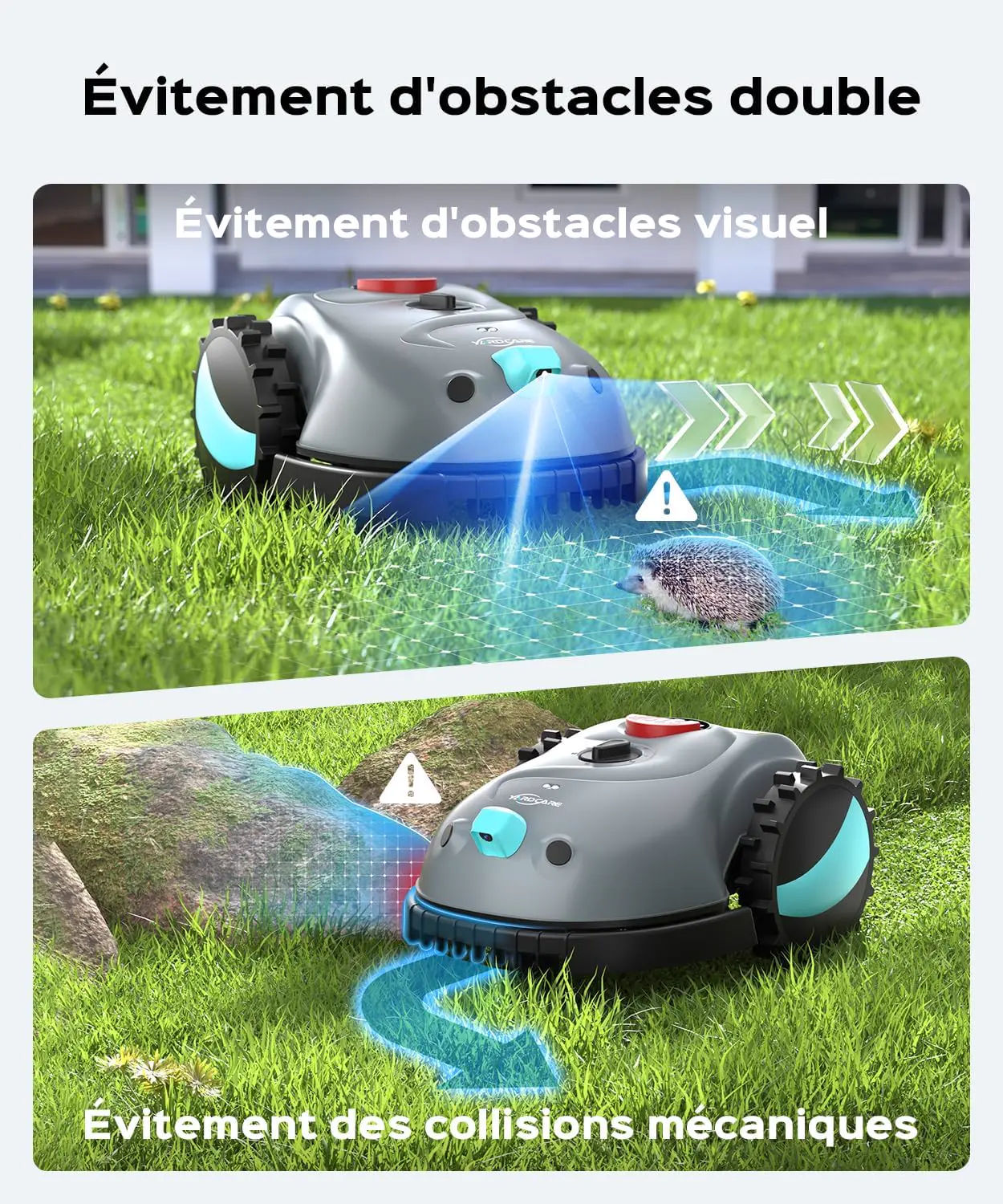 Robot tondeuse YARDCARE V100 Robot Tondeuse sans Fil Périphéri… vue 5