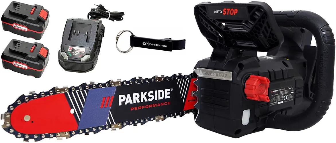 HEADNMORE® Parkside Performance Tronçonneuse sans fil 40 V avec