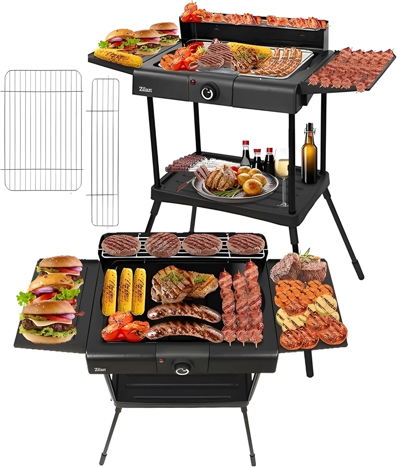 Barbecue électrique 2 en 1