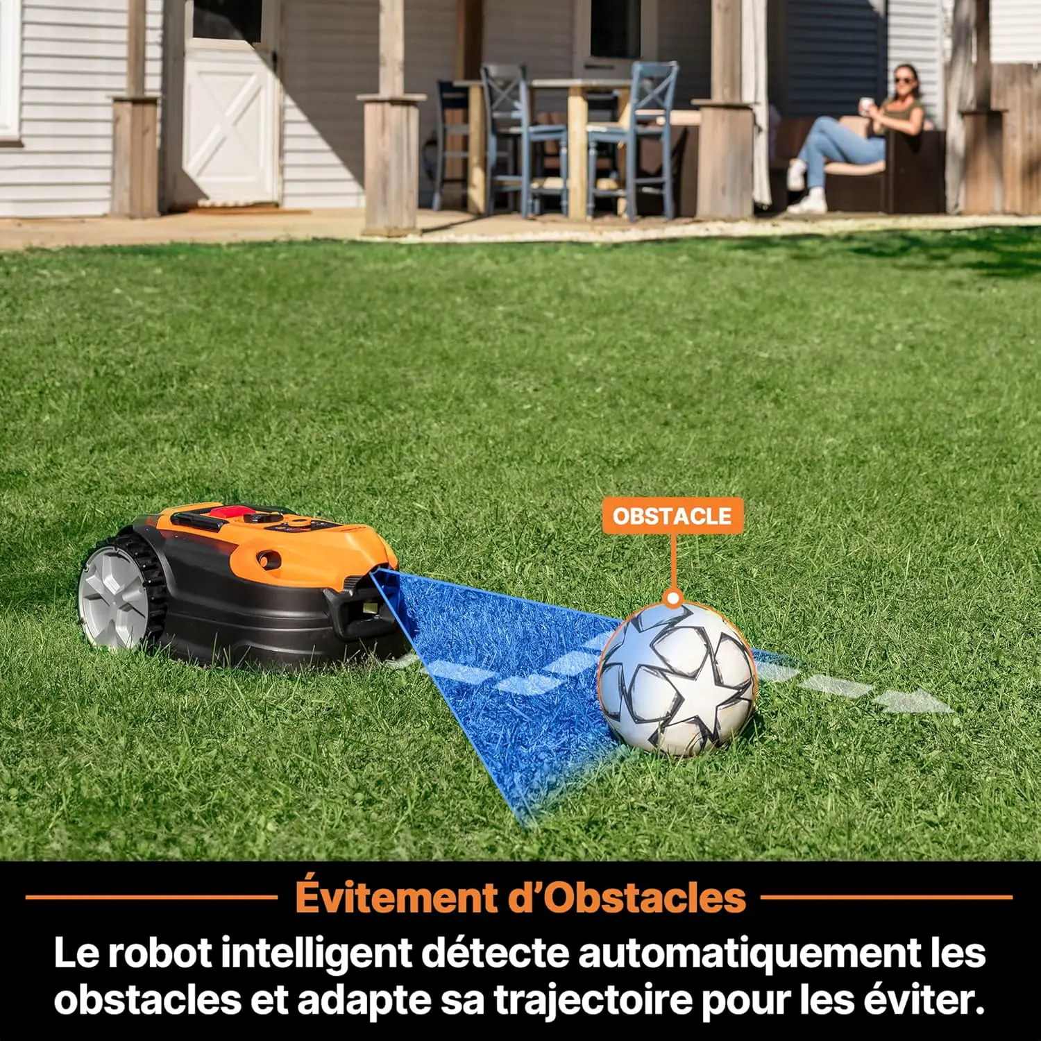 Robot tondeuse LawnMaster OcuMow18 Tondeuse Robotique sans Fil… vue 3