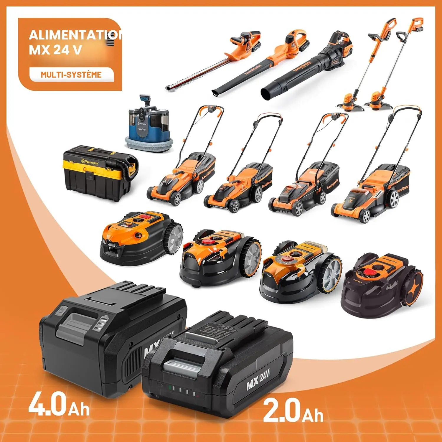 Robot tondeuse LawnMaster OcuMow18 Tondeuse Robotique sans Fil… vue 7